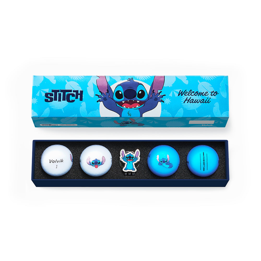 VOLVIK LILO & STITCH 禮盒 球標與帽夾