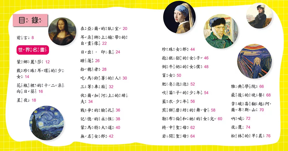 🔸預購貨品🔸世界名畫小百科