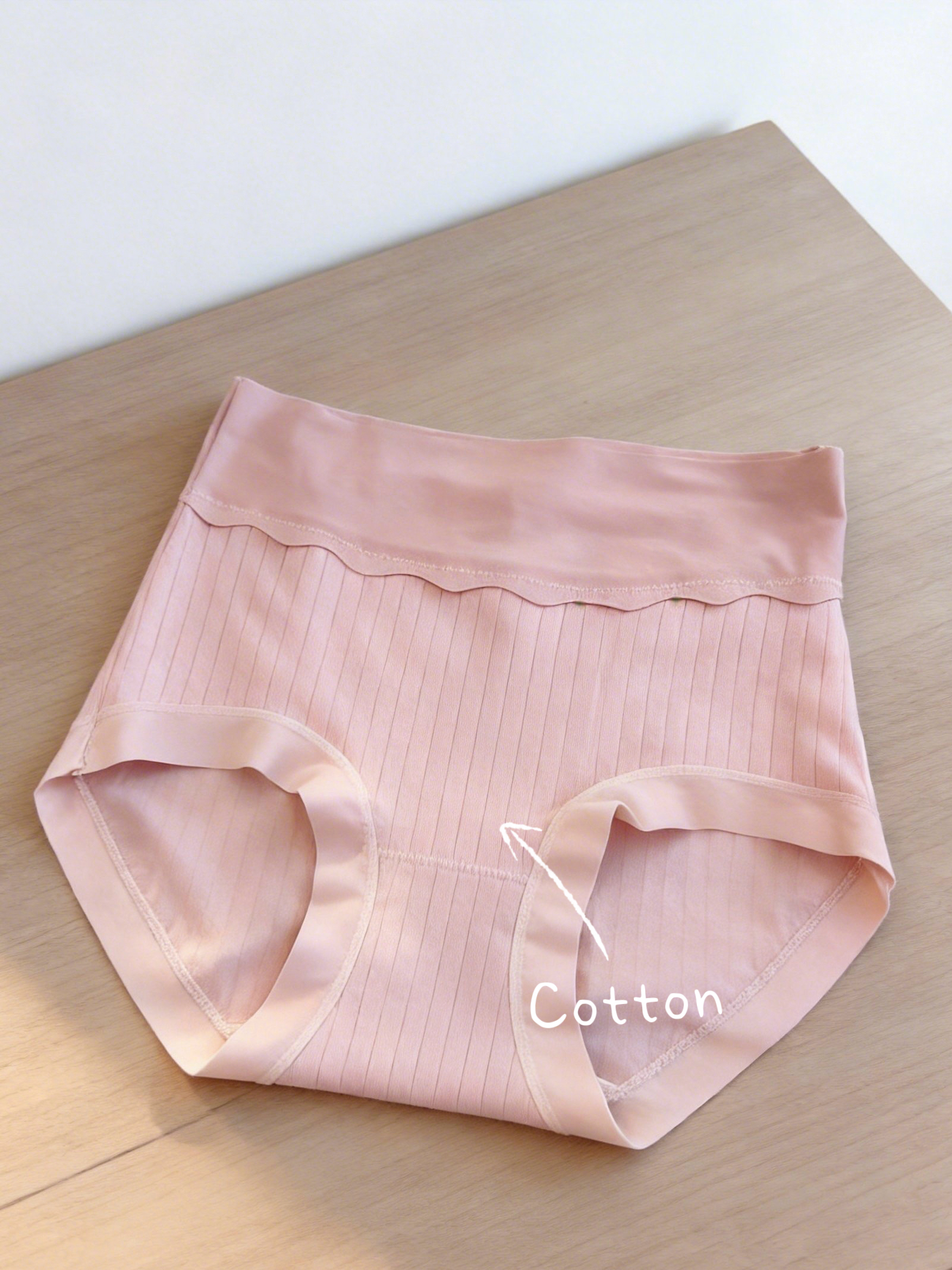 U006 Cotton Mid High-waisted Panties - 5 Colors