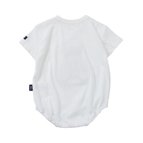 🇯🇵預訂 日本直送🇯🇵Polo Baby小熊毛毛刺繡貼花短袖包屁衣