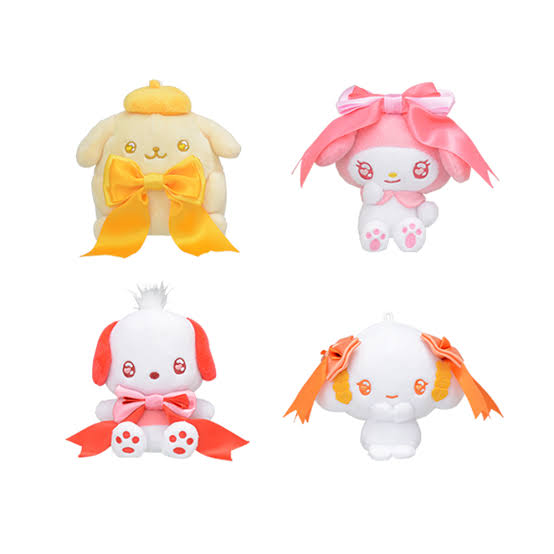 Romakyun x Sanrio 毛公仔掛件吊飾 