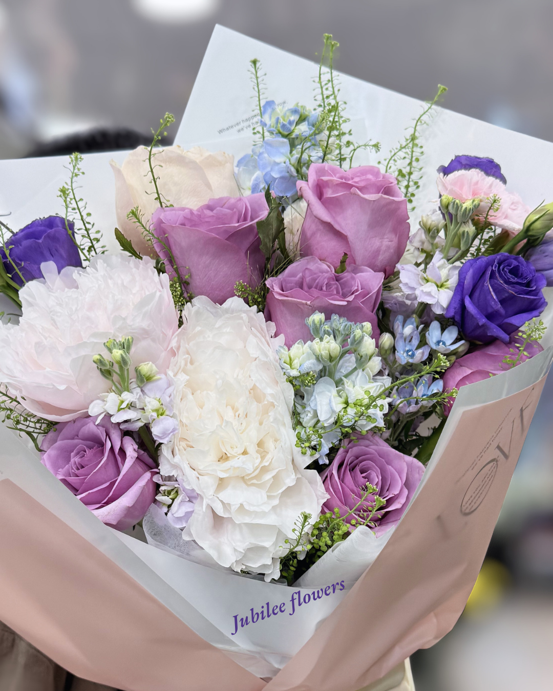 玫瑰· 芍藥混搭花束