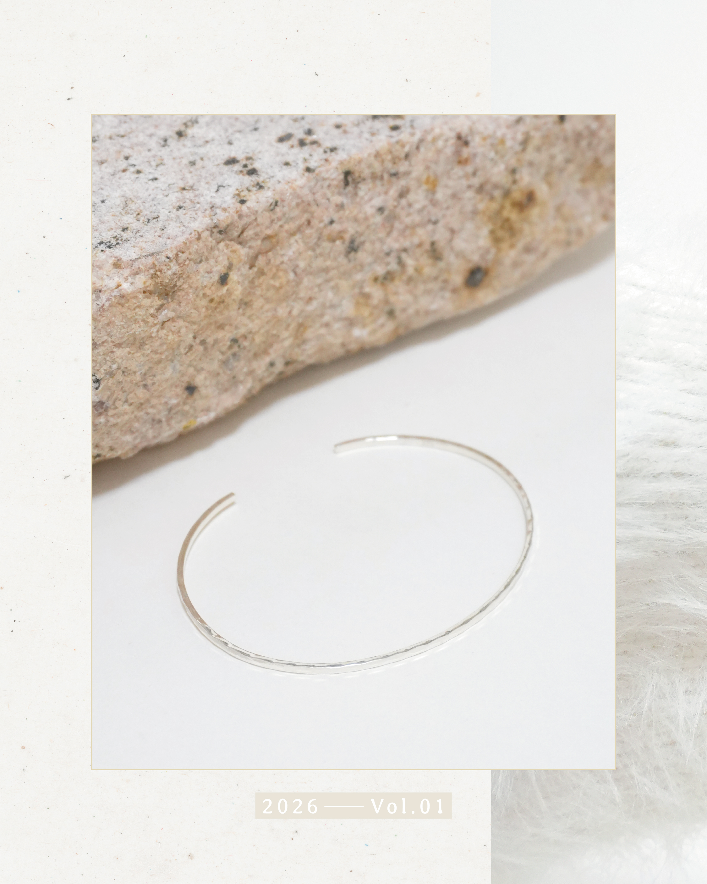 Ultra Fine Wavy Cuff Bracelet