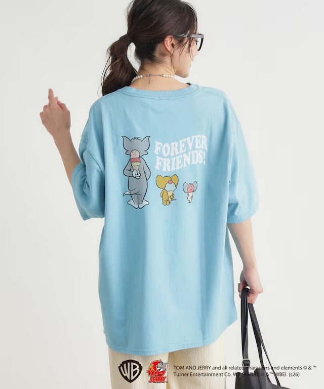 日本預訂📍日本Tom and Jerry x Right On得意夏日系列 - 短袖Tee (大人/小童Size)