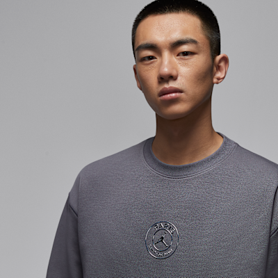 🌙⚽ **暗夜型格登場！ Nike Jordan x PSG "Night Edition" 聯名Hoop Fleece 圓領運動衛衣 IF3802