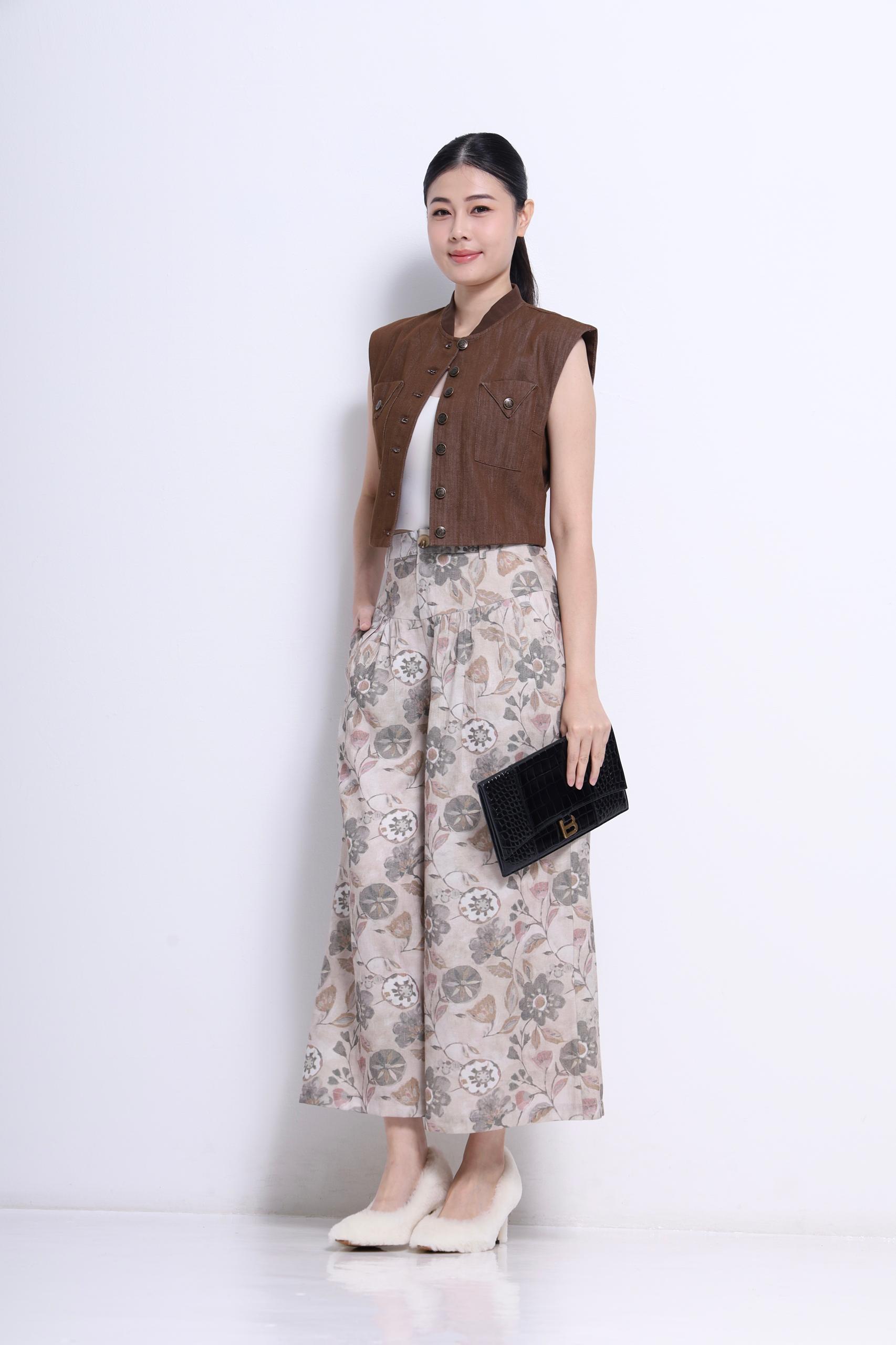 CP1638 Bloom Muse Wide Leg Pants