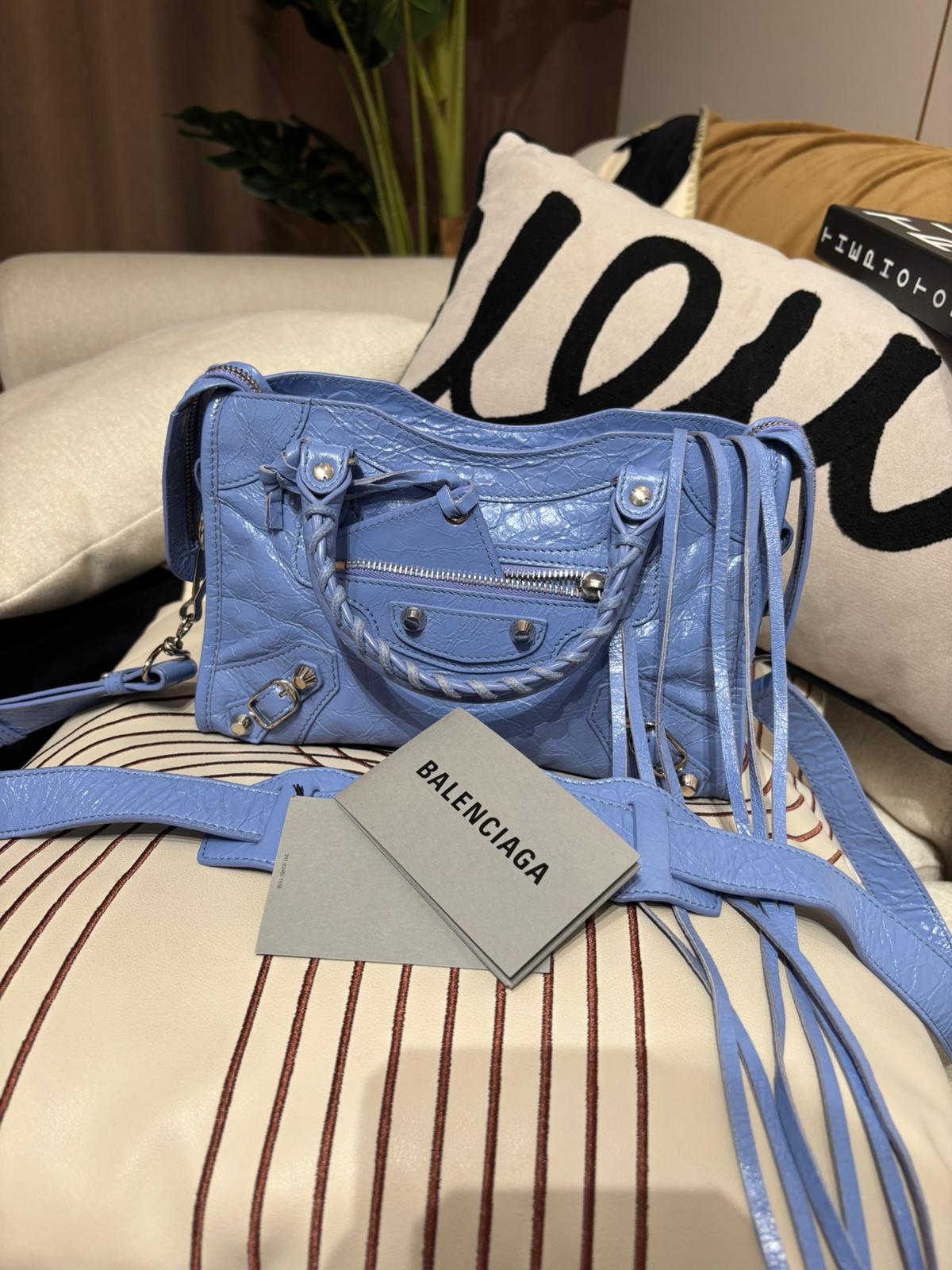 BALENCIAGA Mini City 2 way bag 300295 98%new ✅tap,booklet ✅dust bag 
