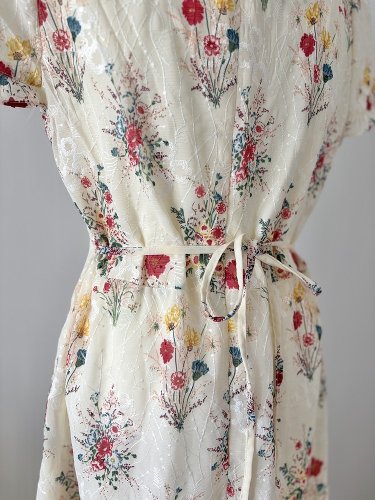 Premium Embroidered Floral Dress
