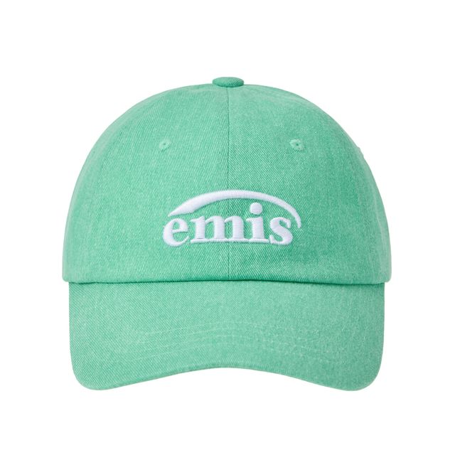 Emis NEW LOGO PIGMENT BALL CAP-GREEN | KAZUE