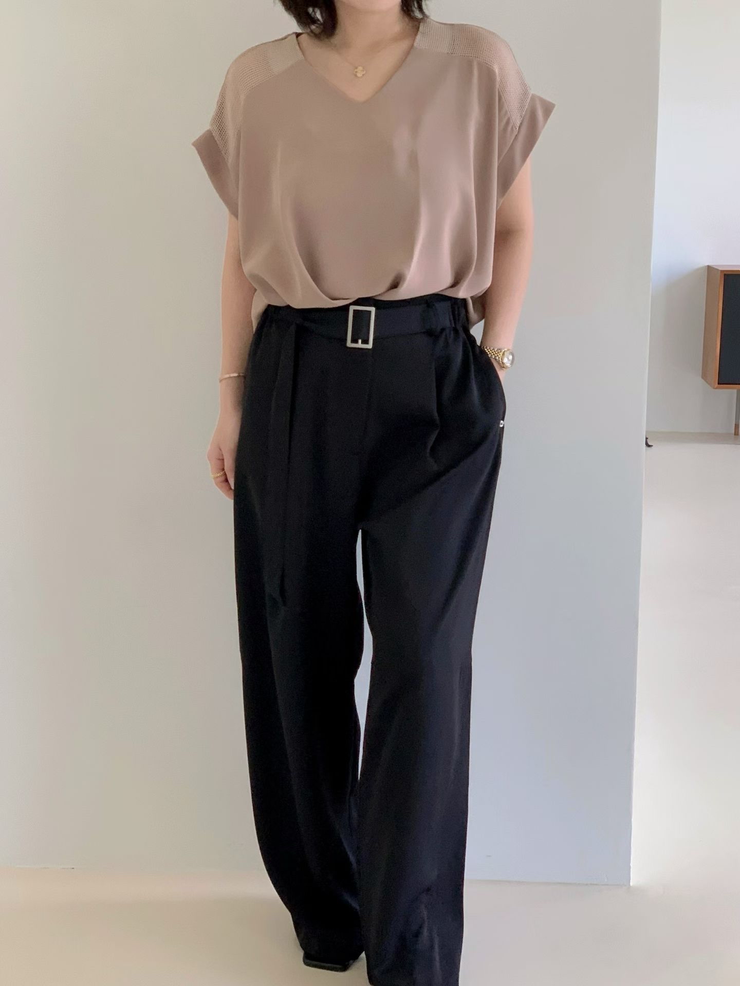 MT16前皺皺blouse