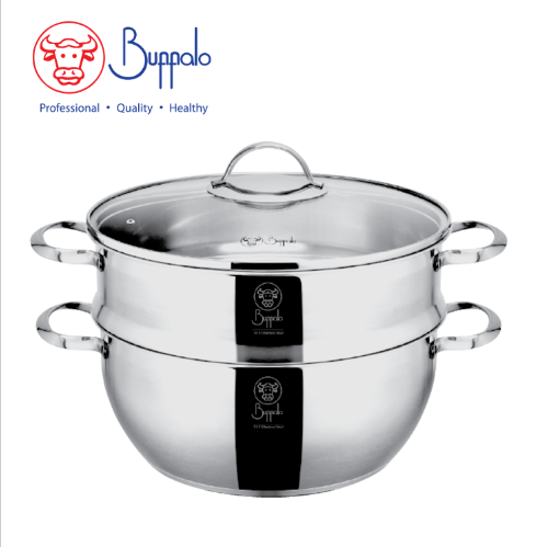 34328S/28cm萬用鍋6L(附蒸籠)