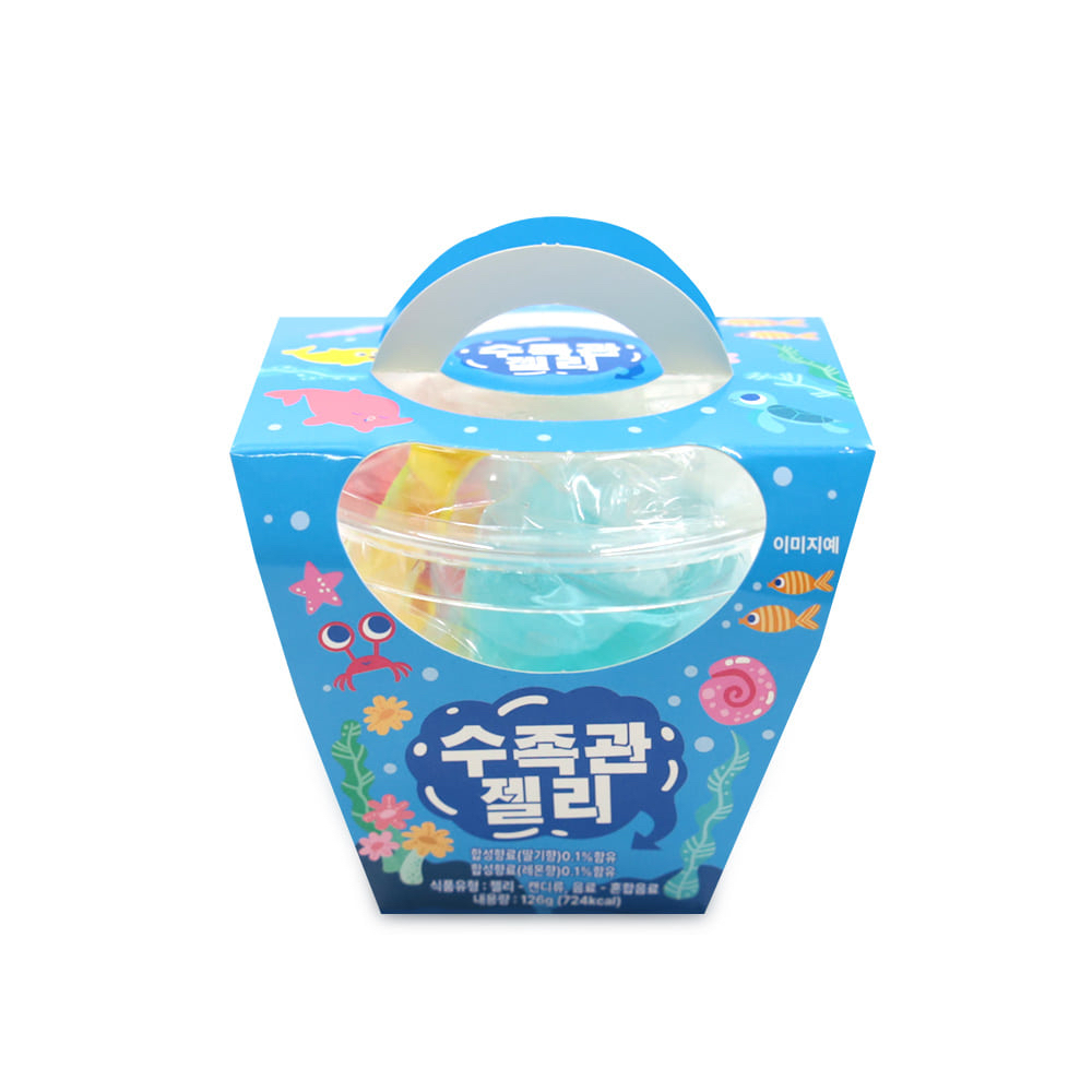 ‼️現貨‼️ 水族箱果凍 126克 x魚形混合飲料果凍