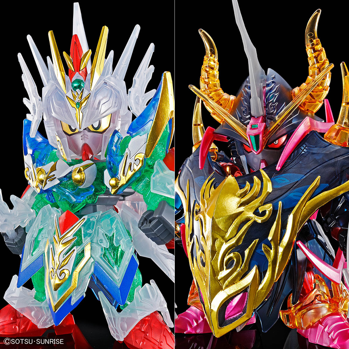 現貨 Bandai Gunpla SDW HEROS 騎士高達 & 惡魔高達 GUNDAM BASE 限定 彩透版