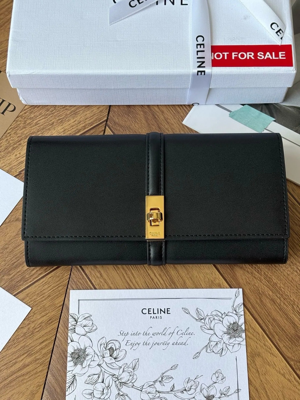 Celine長款豆腐零錢包