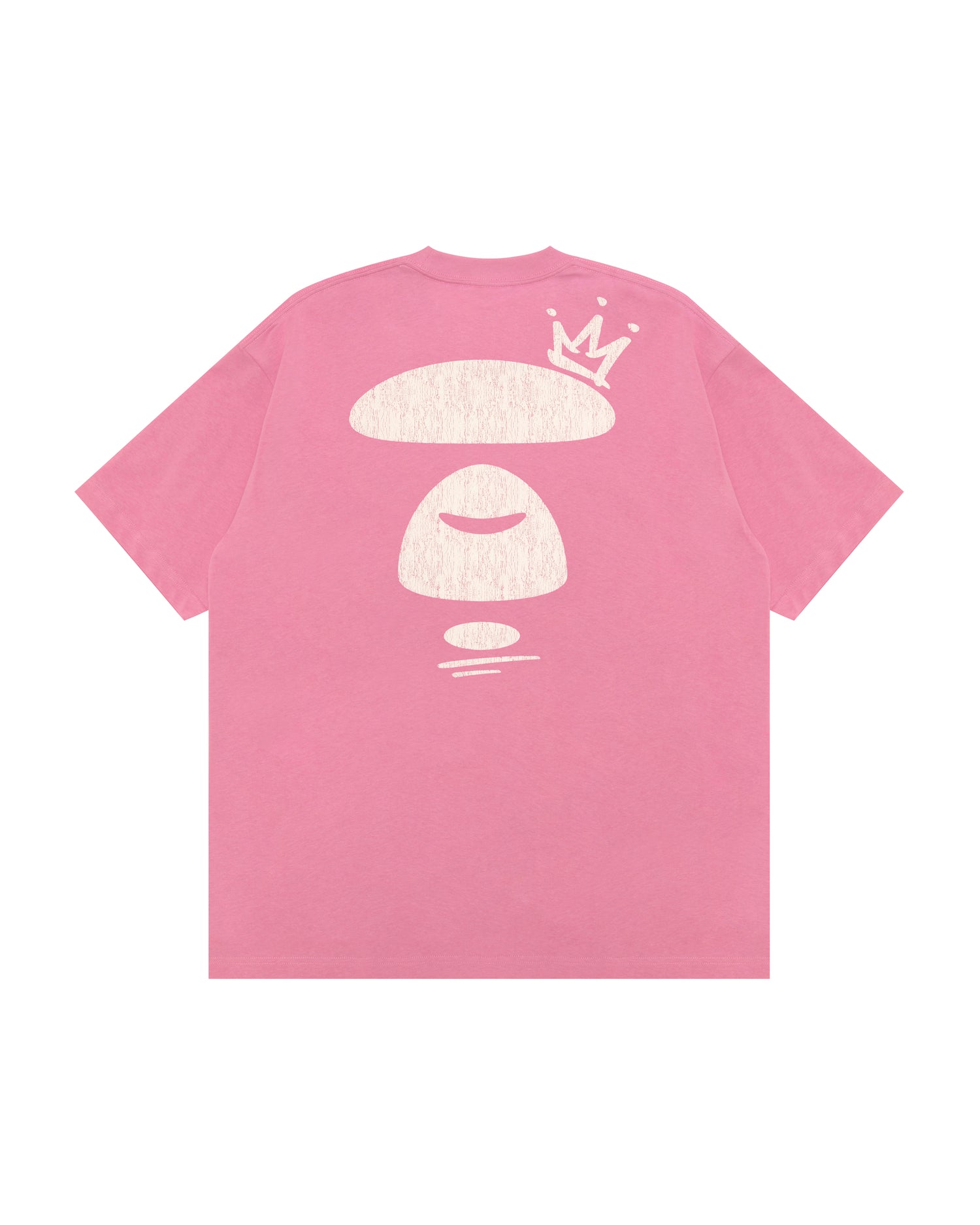 Graphic tee with moonface design (1976XX) 寬鬆版