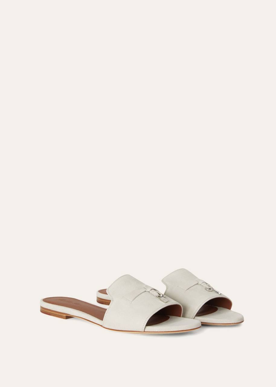 指定顏色精選優惠✨訂貨🍒Loro Piana summer charms sandal  Size 36/38/39 only  Color : Powder Pearl (A760)