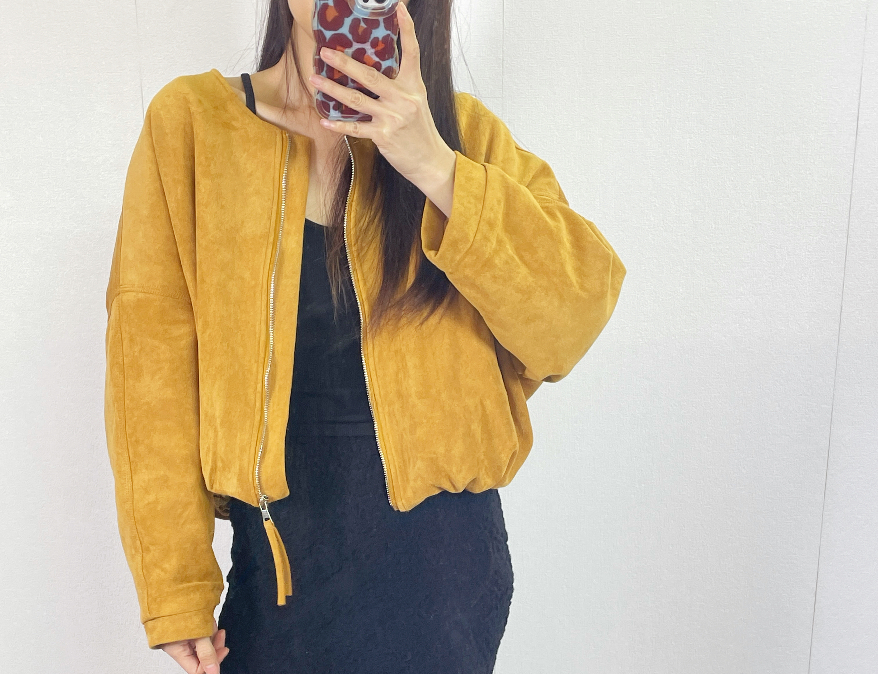 K5541 南瓜色猄布間棉褸