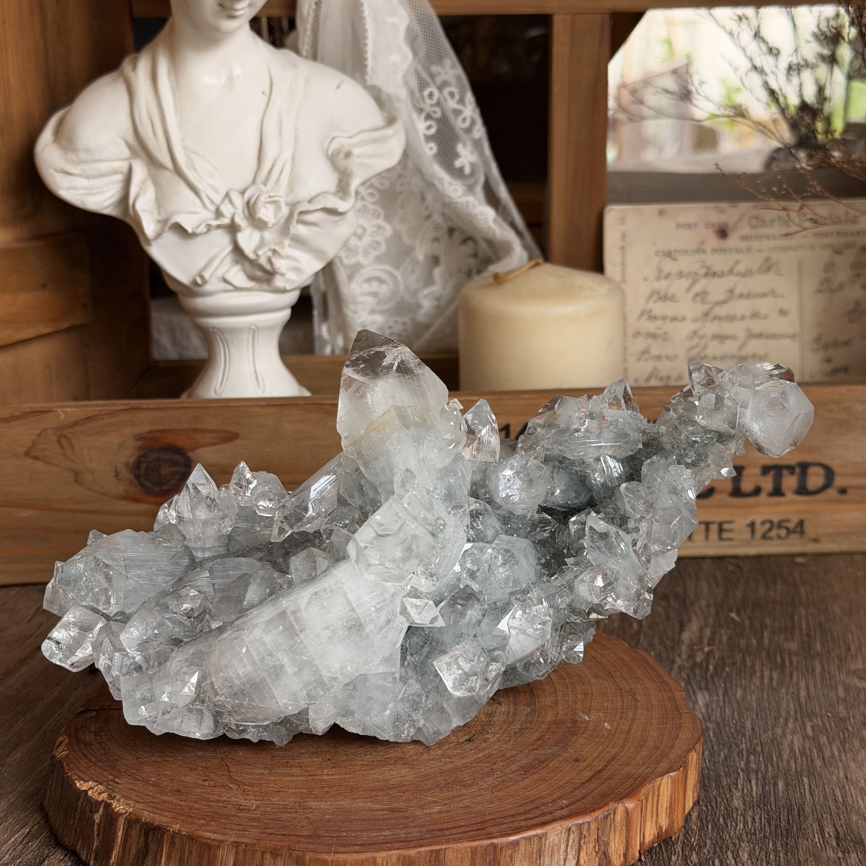 高級裸鑽魚眼石