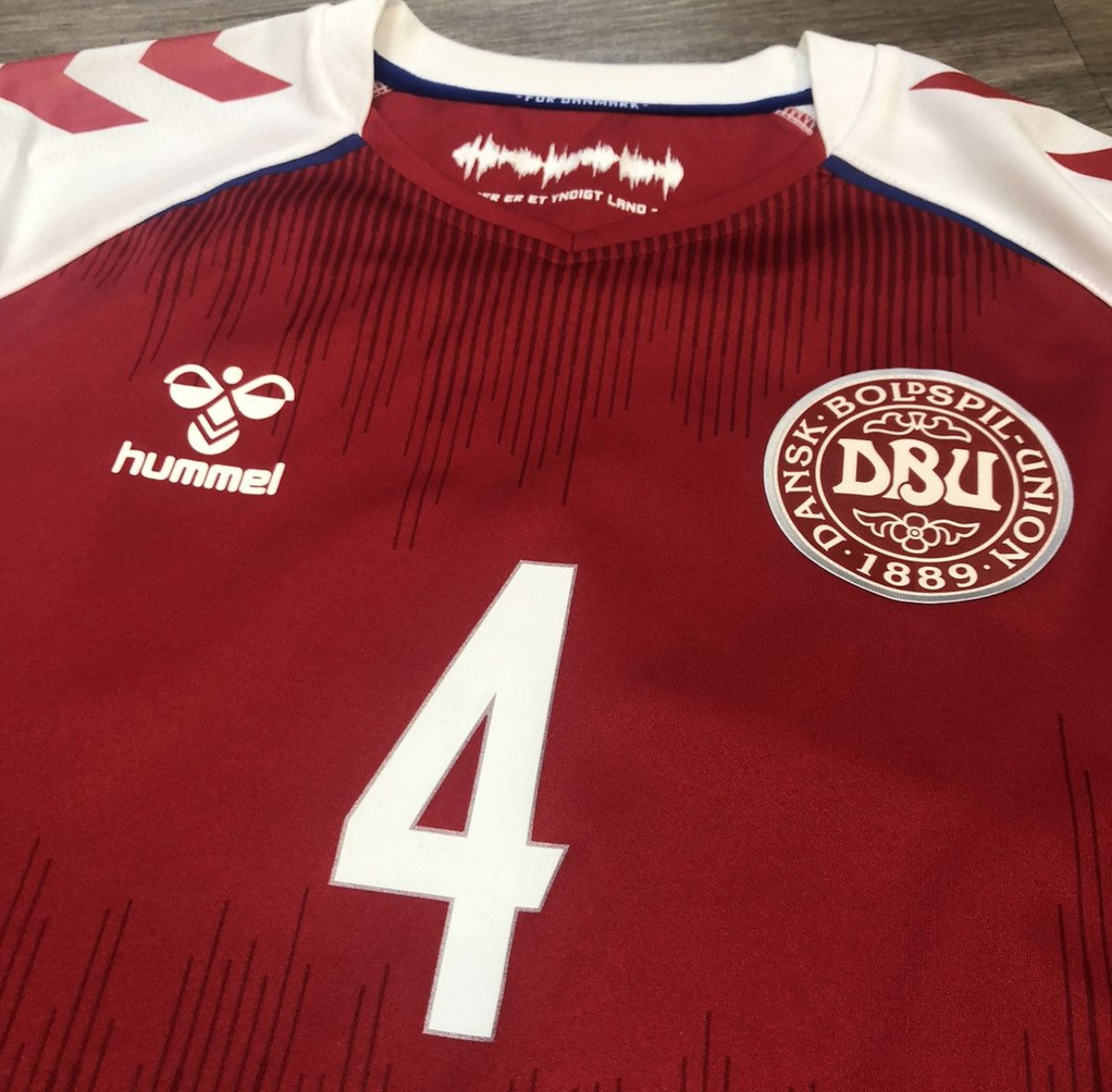 Denmark 21/22 homes shirt #Kajer