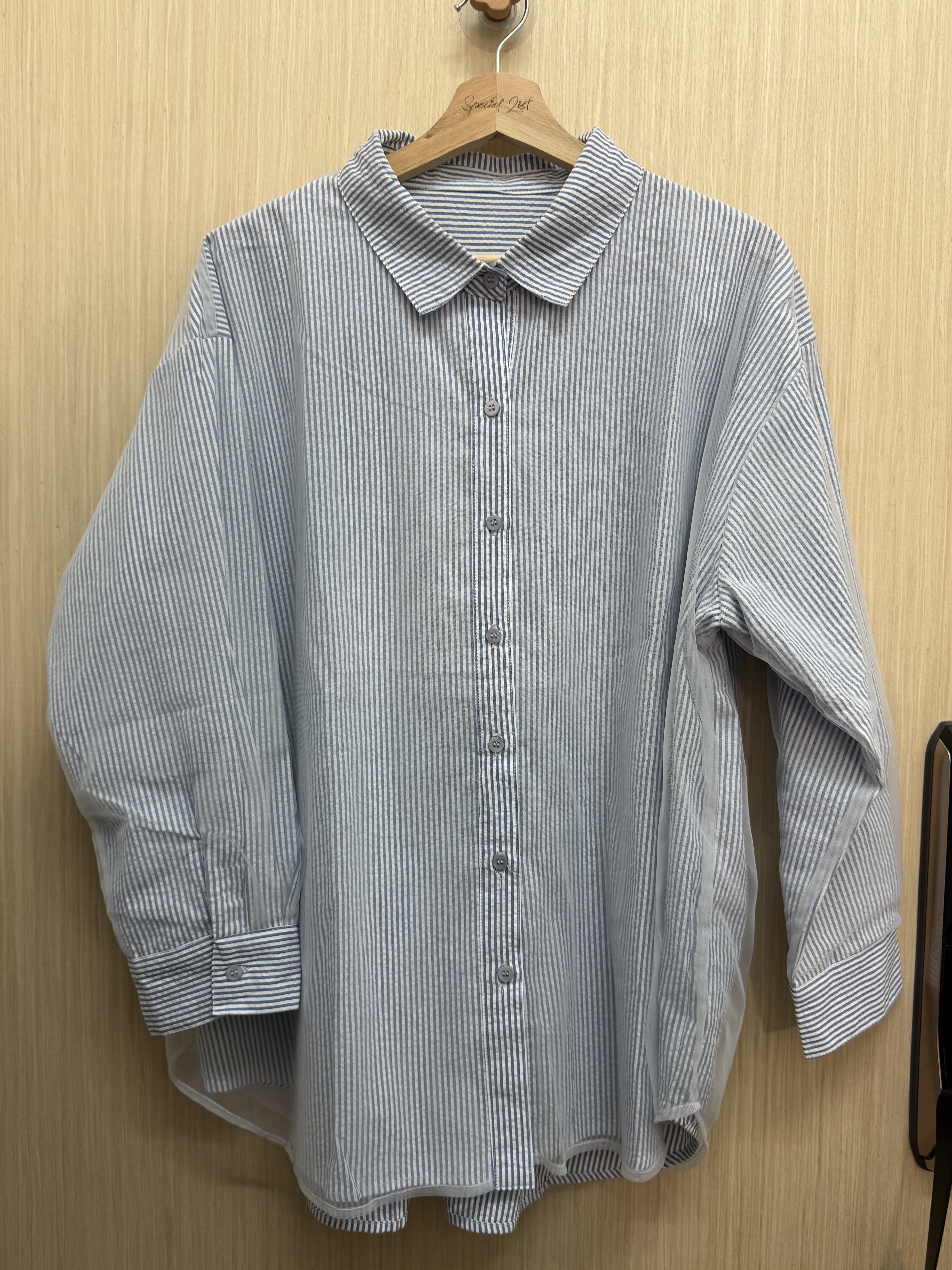 泡泡棉拼紗直間恤