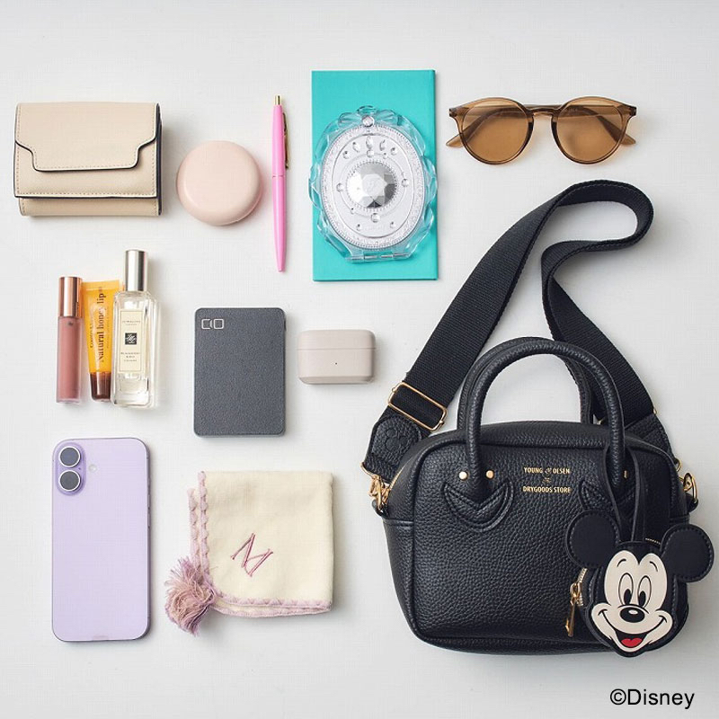 🎀【預訂】 sweet presents YOUNG & OLSEN ［ヤングアンドオルセン］ SHOULDER BAG with Disney Mickey 