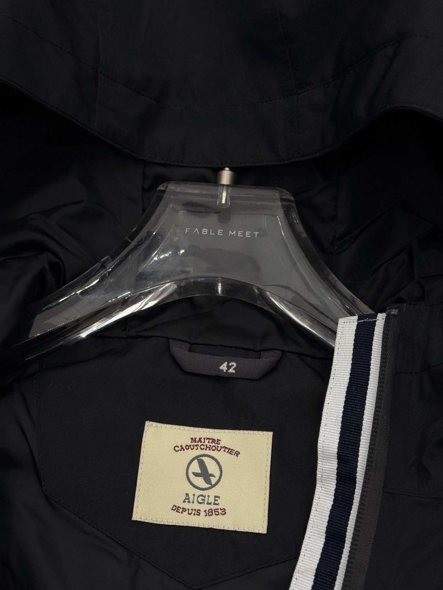 法國 AIGLE MTD Hooded Jacket 輕量防風防水連帽拉鏈外套