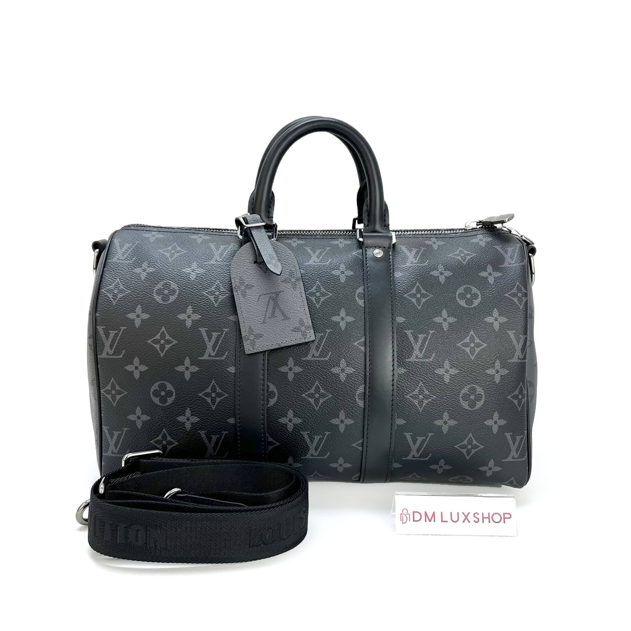 LV Monogram Eclipse Keepall 35 SHW