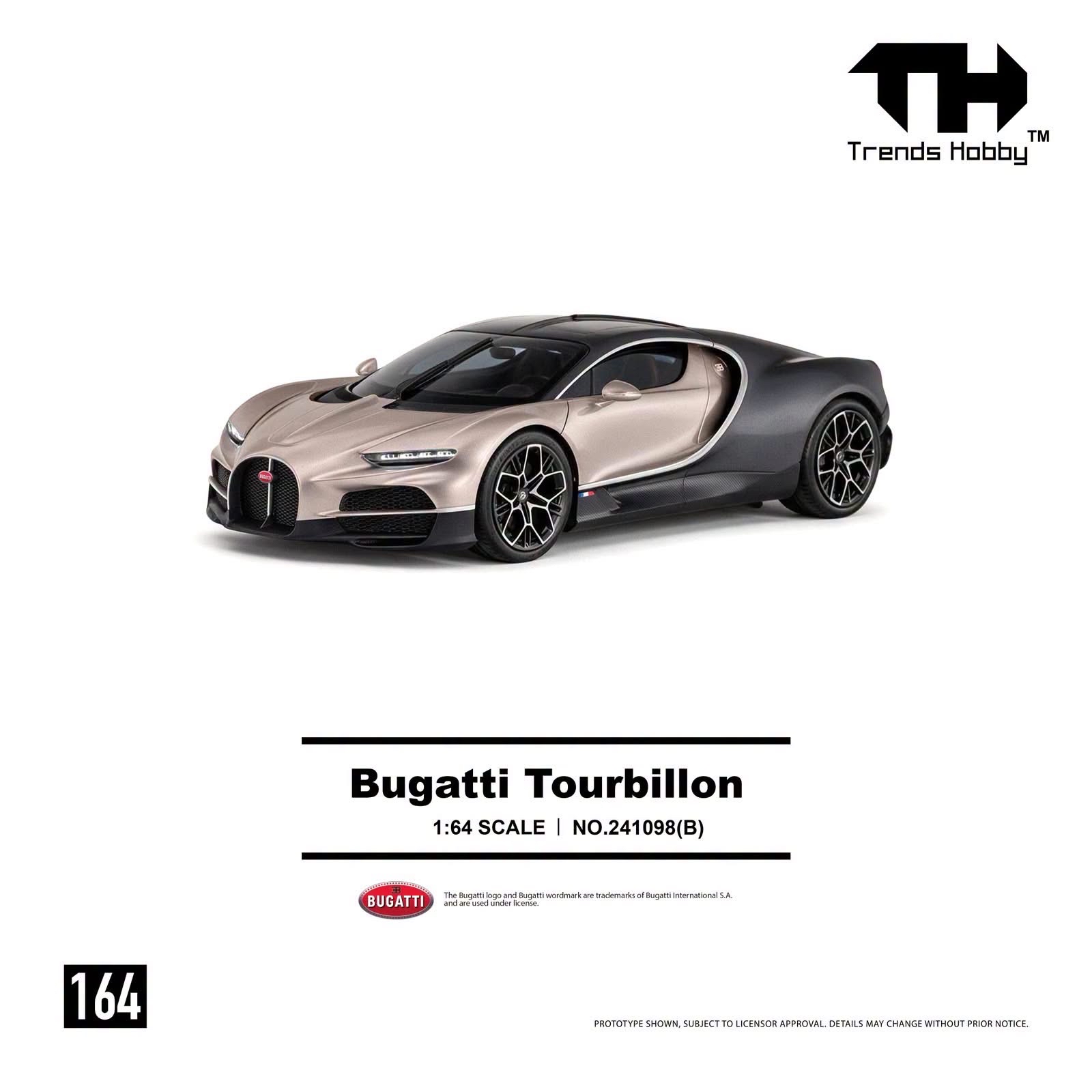 （預訂 Pre Order) Trends Hobby (241098(B)) Bugatti Tourbillon - DORE