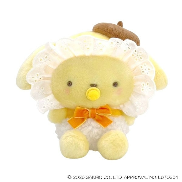 🌸 【預訂】Pompompurin baby 公仔 - cuddly baby