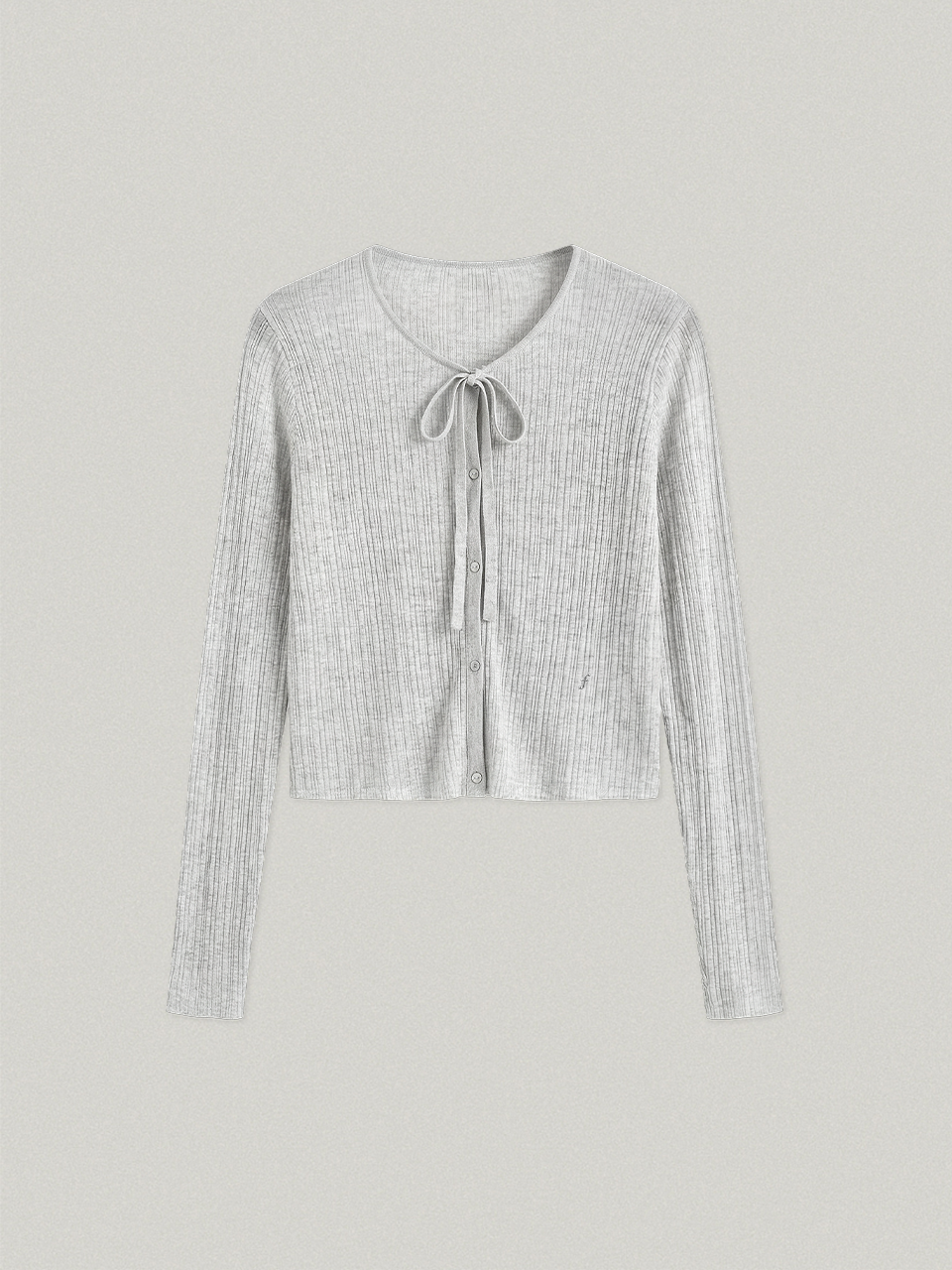 LEGER SHEER CARDIGAN (Gray/ Blue/ Ivory)