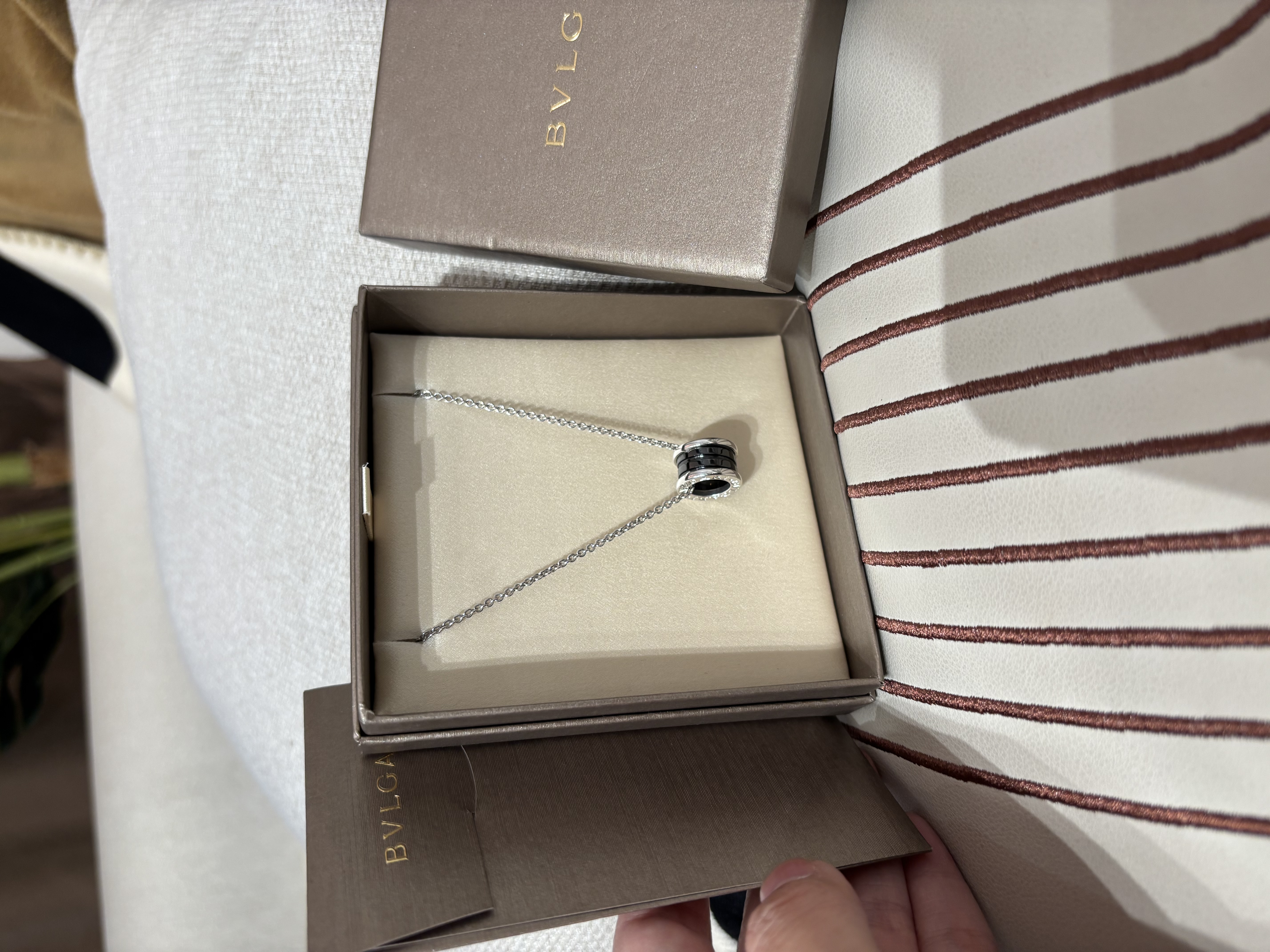 BULGARI 925 Silver Save The Children Necklace純銀頸鏈100%Authentic ,98% new ✅ certificate✅box 