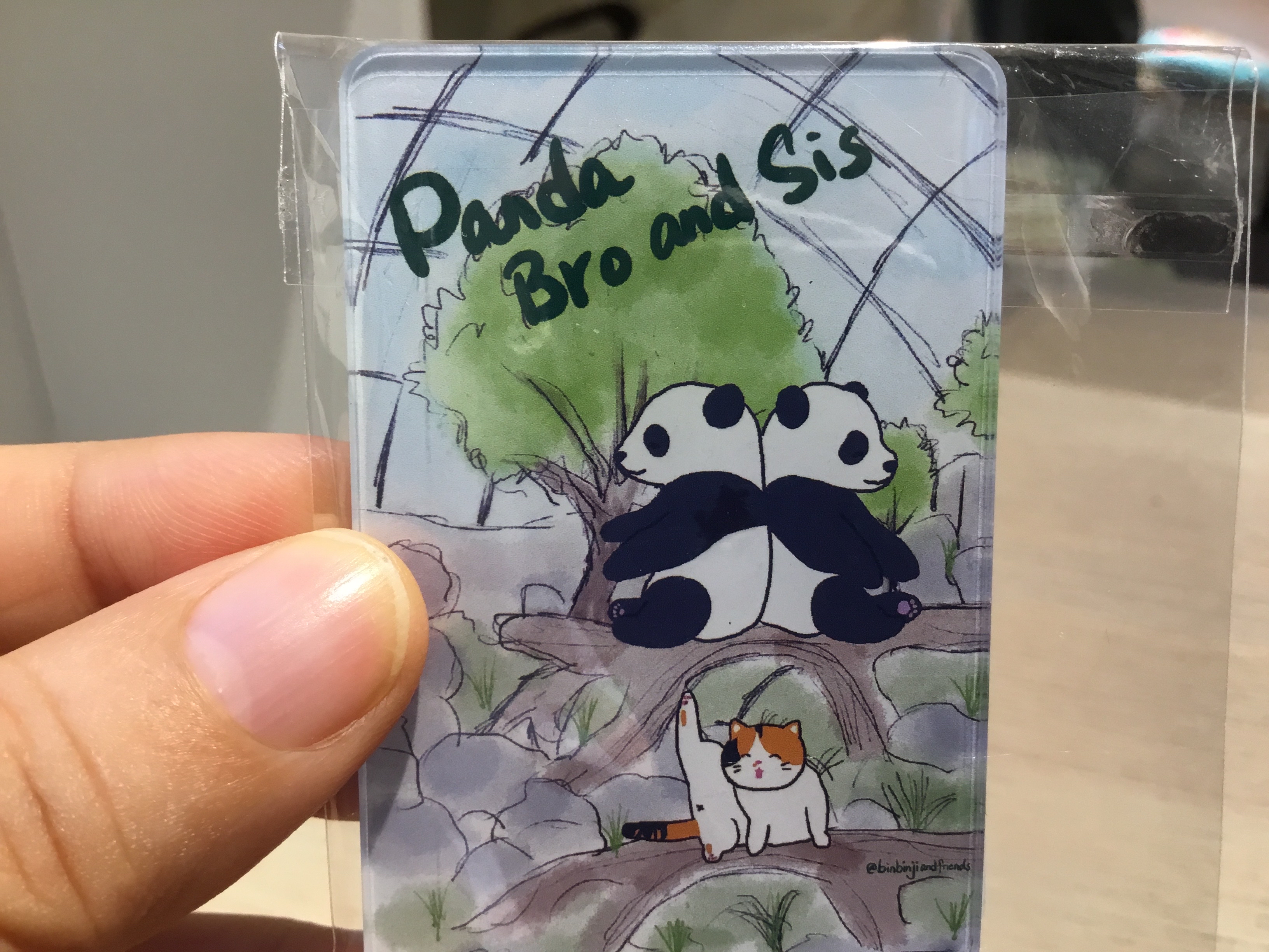 Blessed Tree Magnet Panda Bro and Sis