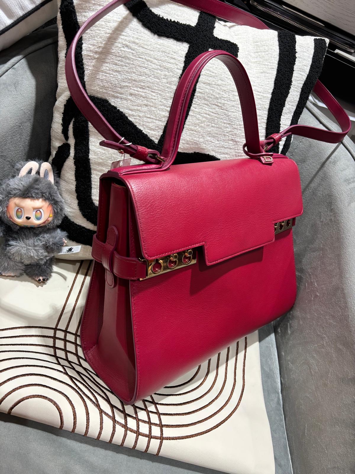 Delvaux Tempete GM 2Way Bag Calfskin 100%Authentic, 98%New ✅Mirror 
