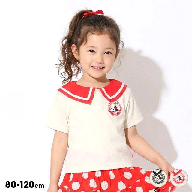 🆕【⭐訂購⭐】🌀 🇯🇵 日本直送 #Disney  #Mickey / #Minnie 海洋主題 水手領 短袖Tee🌀 [ELEA-0189][260531]