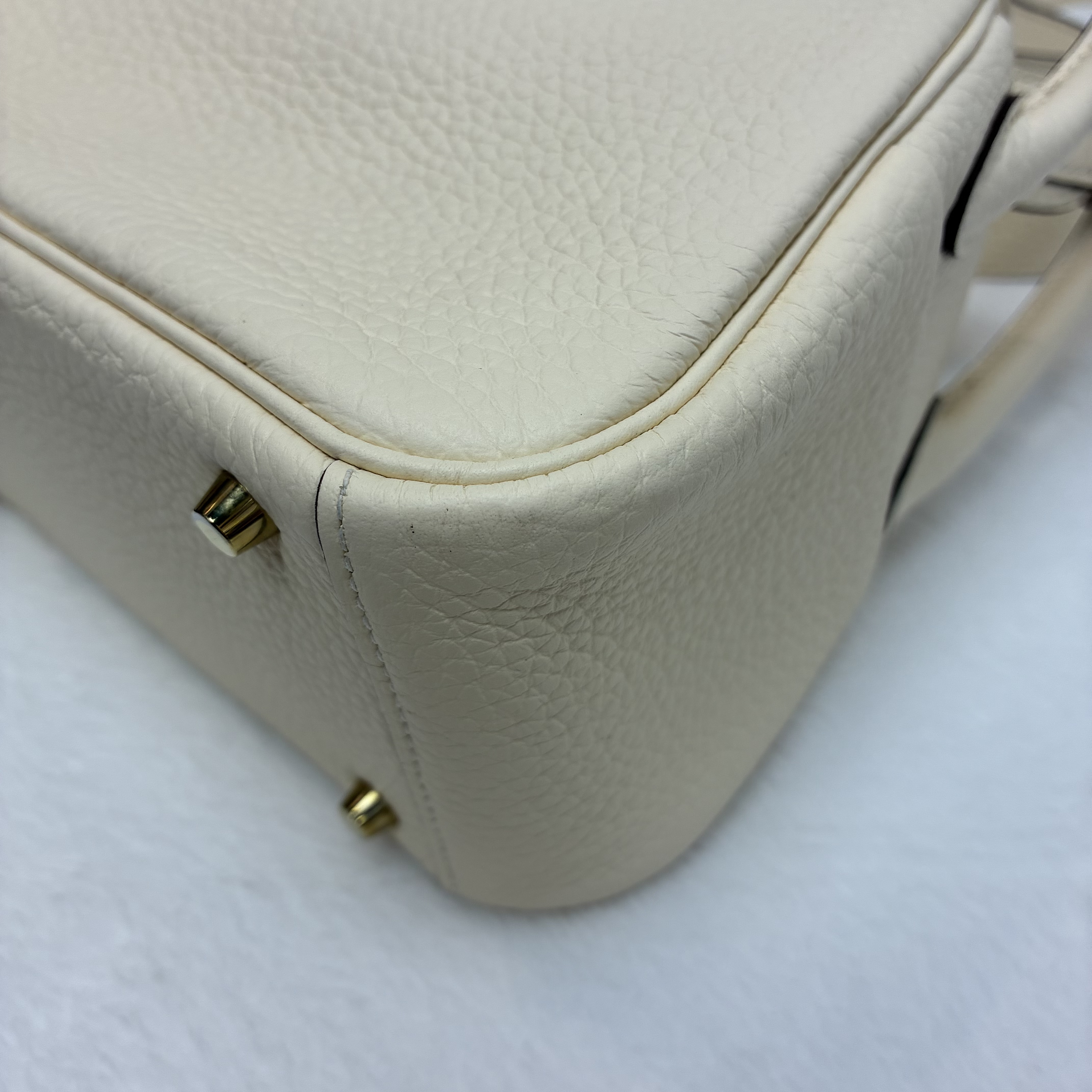 Hermes Mini Lindy 二代 TC皮奶油白🤍 熱門款愛馬仕 Mini Lindy