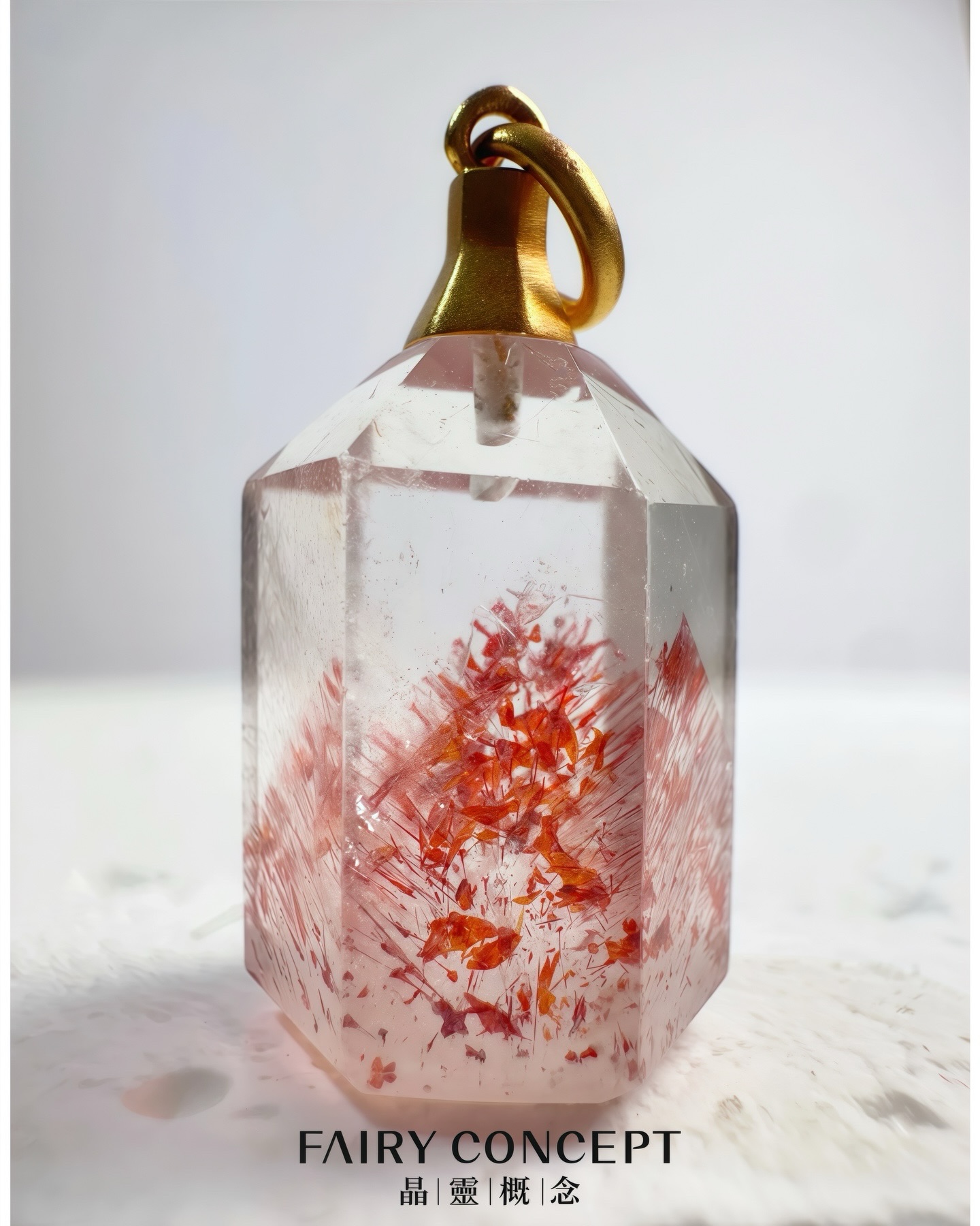 金草莓吊墜🍓配K金