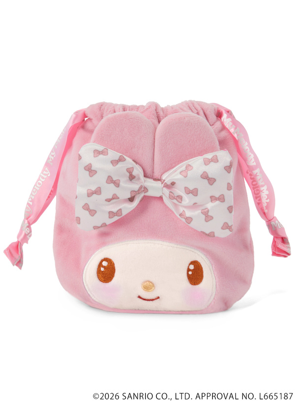 🎀【預訂】Pink My Melody Valentine's Day Drawstring Bag