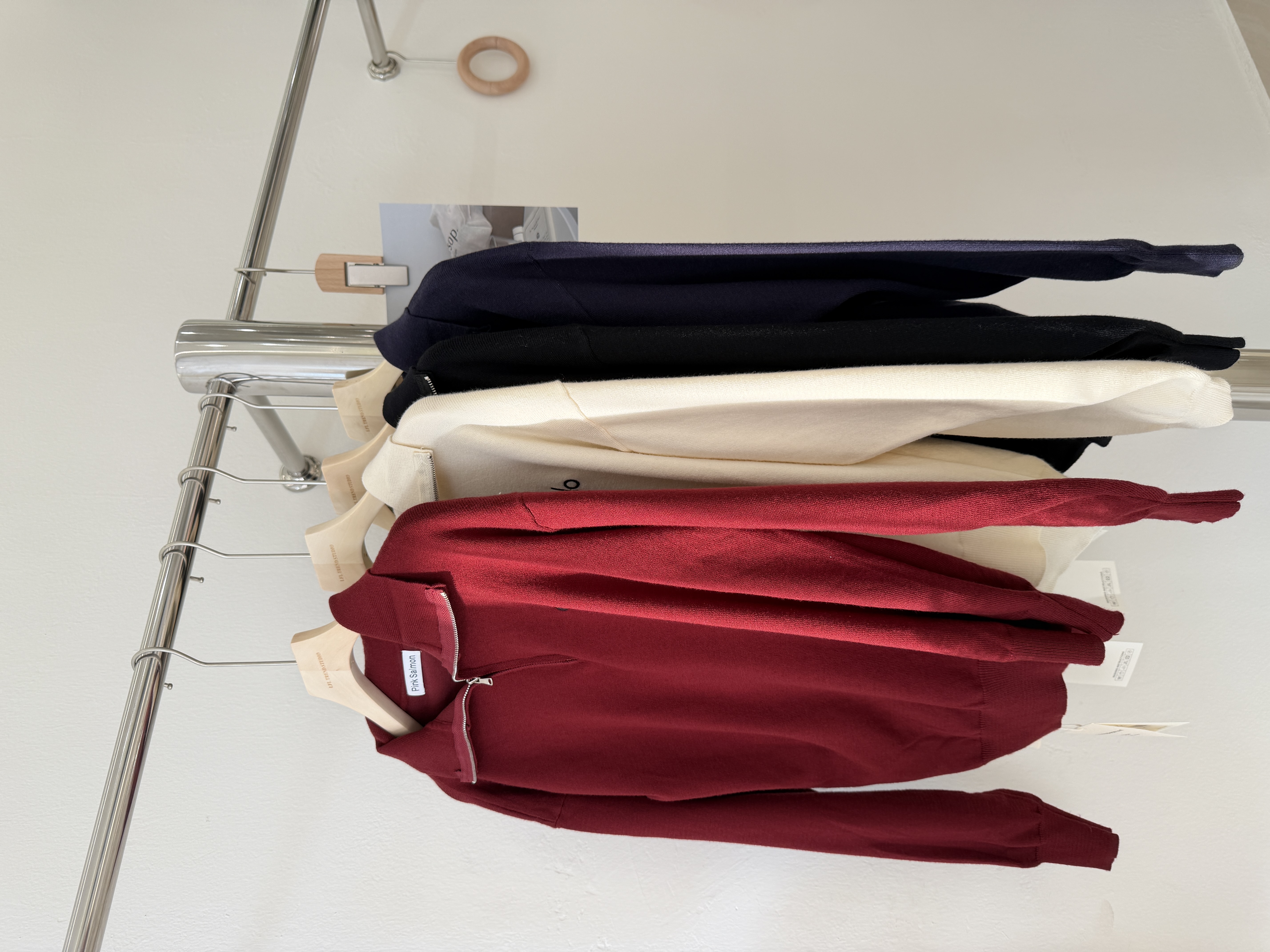 6508 爆款个性半拉链针织长袖