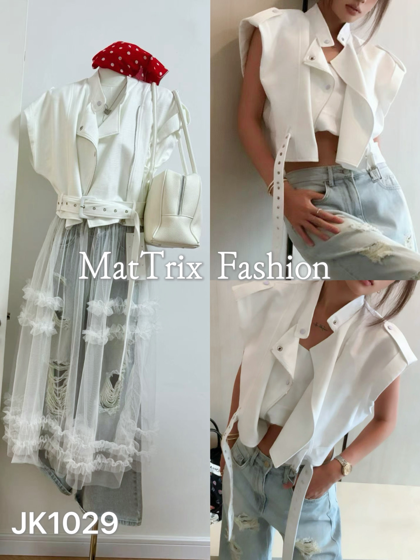 JK1029 Biker款短機車外套 原價$299