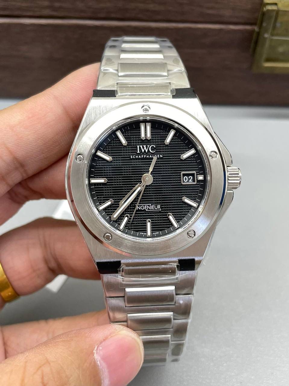 工程师，黑面40mm，搭载海鸥2892机芯，也可选装sw300瑞士原装机✔️