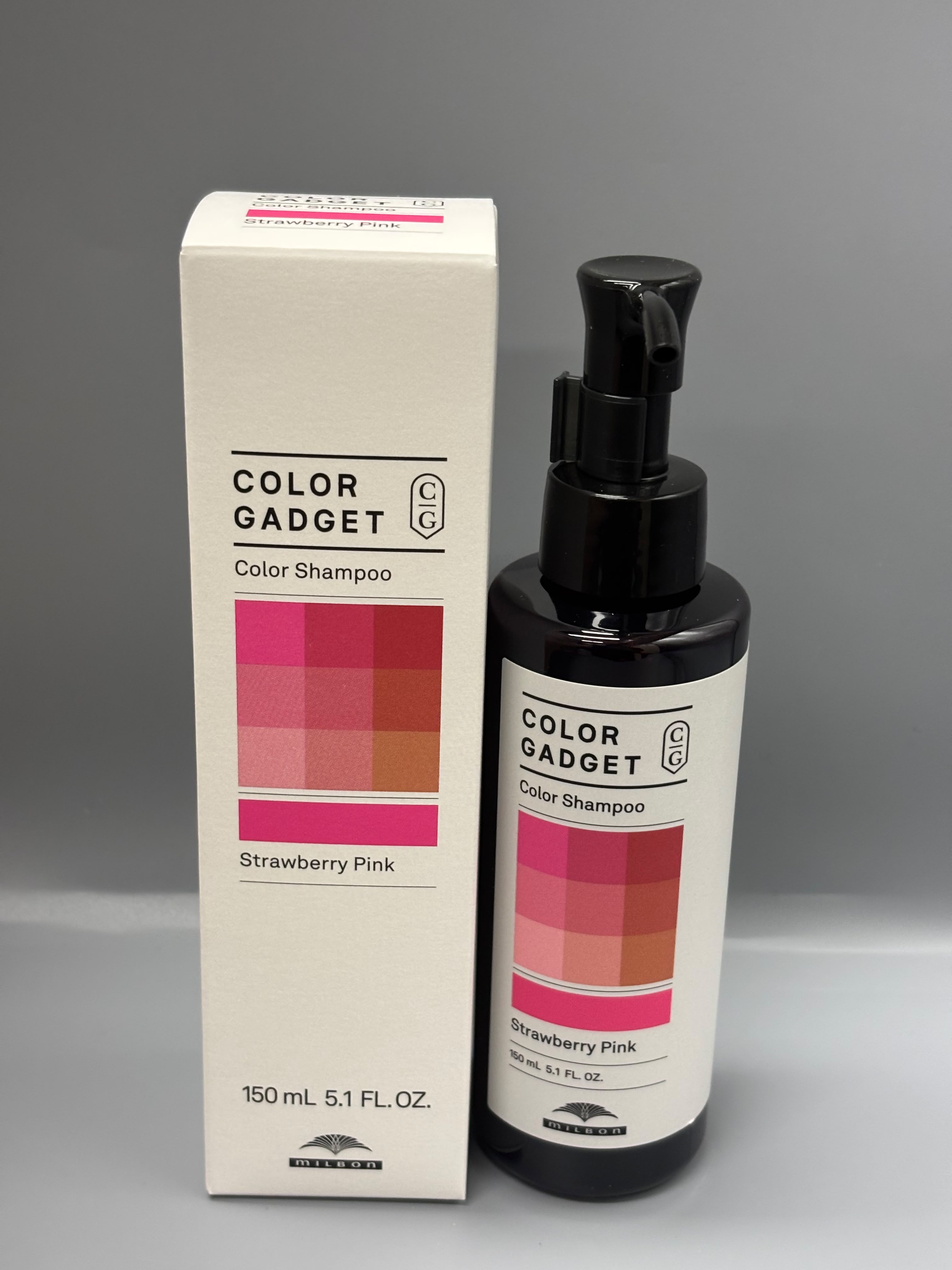 Milbon Color Gadget 鎖色洗頭水（草莓粉色 Strawberry Pink）150ml