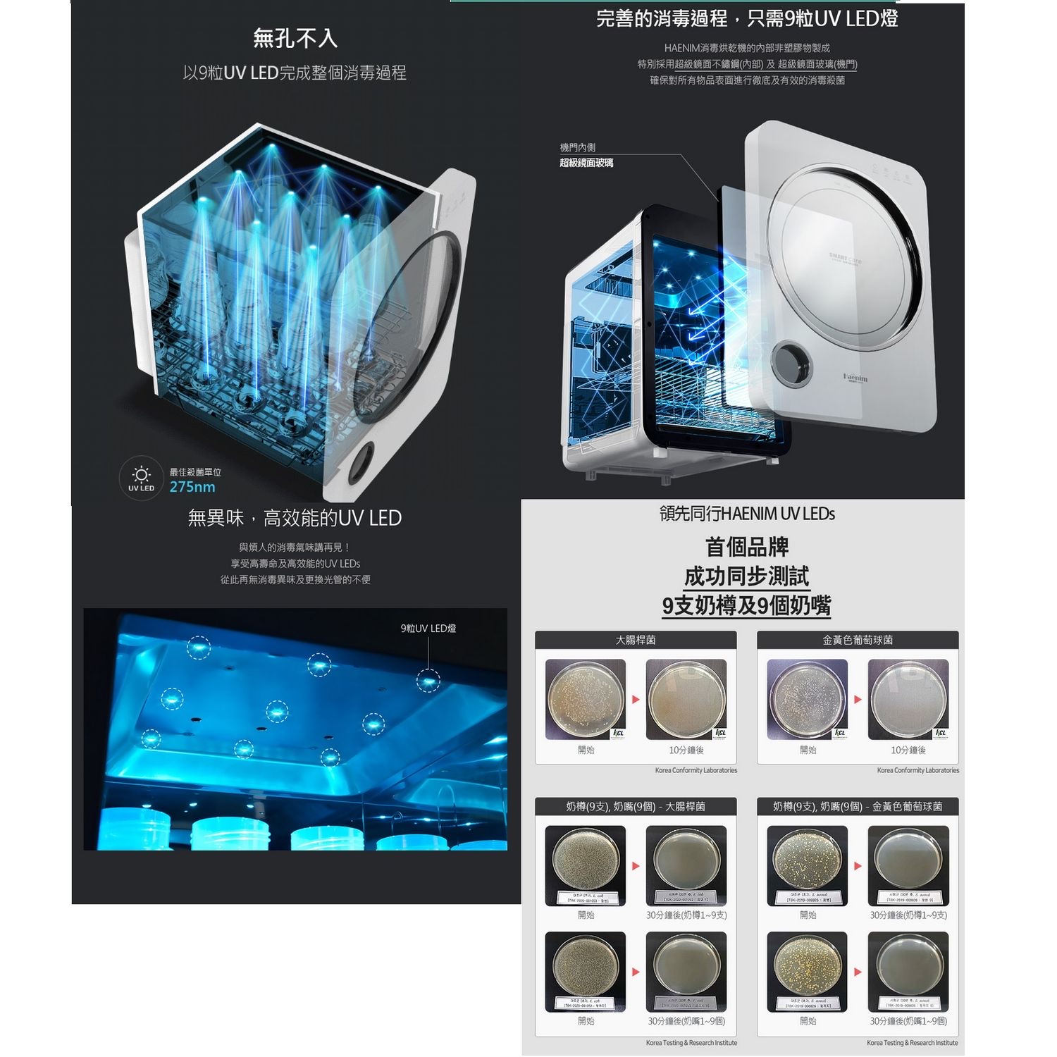 Haenim喜臨03L 第3代UV LED消毒烘乾機 (LED版)