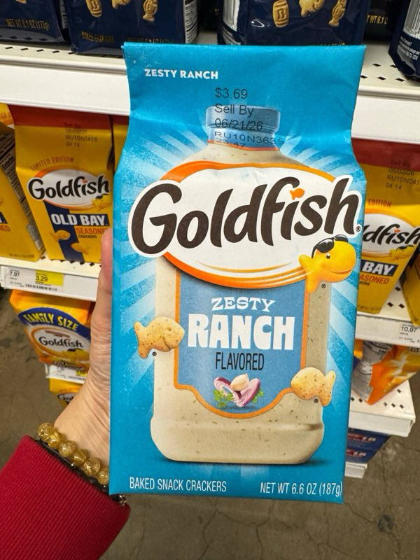 🇺🇸 Goldfish Zesty Ranch 187g   香濃牧場醬味