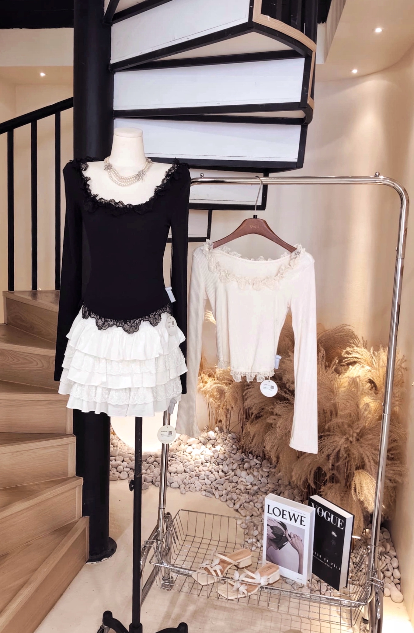 63180蕾丝针织上衣