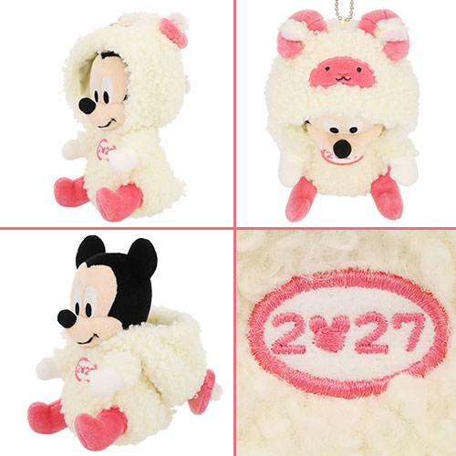 【預訂】TDR Mickey 羊年公仔掛飾