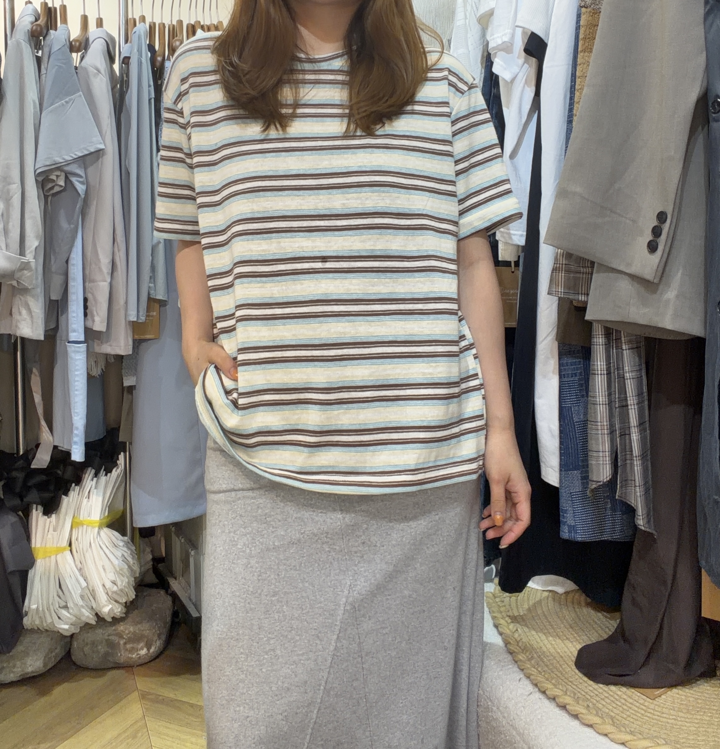 TP62 ✨韓式撞色間條