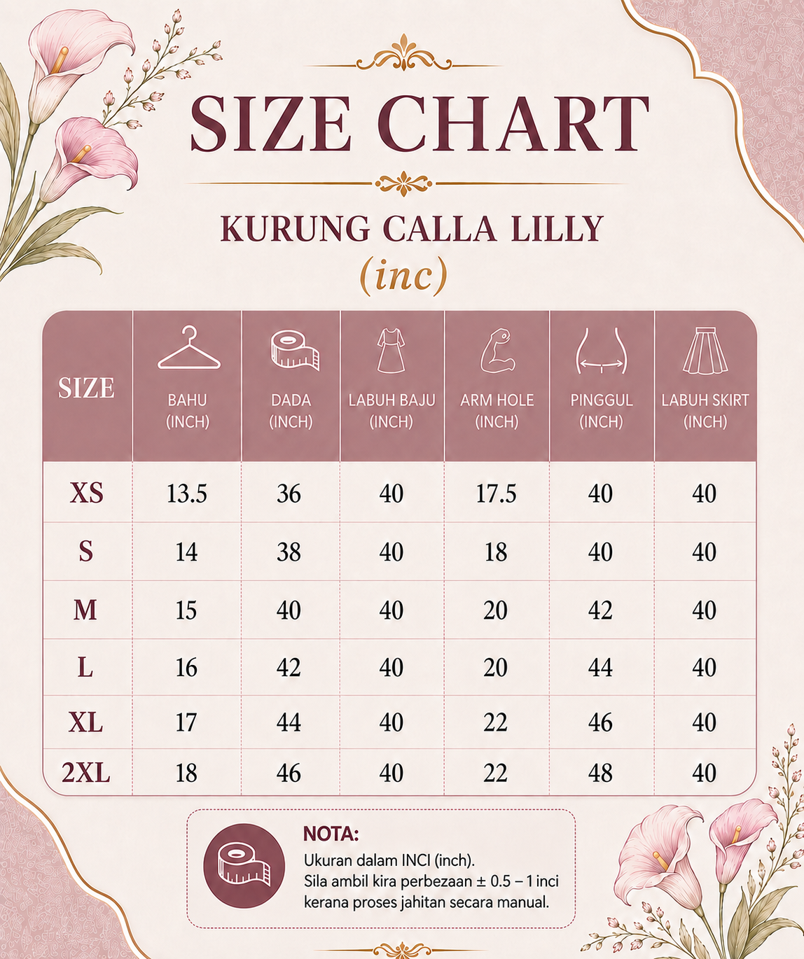 RIAU CALLA LILY