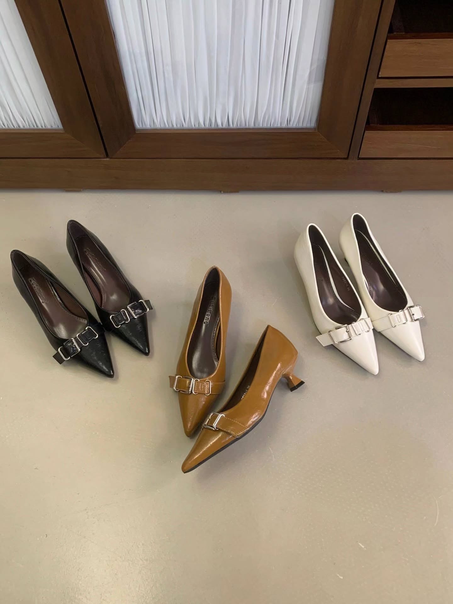 7388-1 时尚扣带高跟鞋 🇨🇳