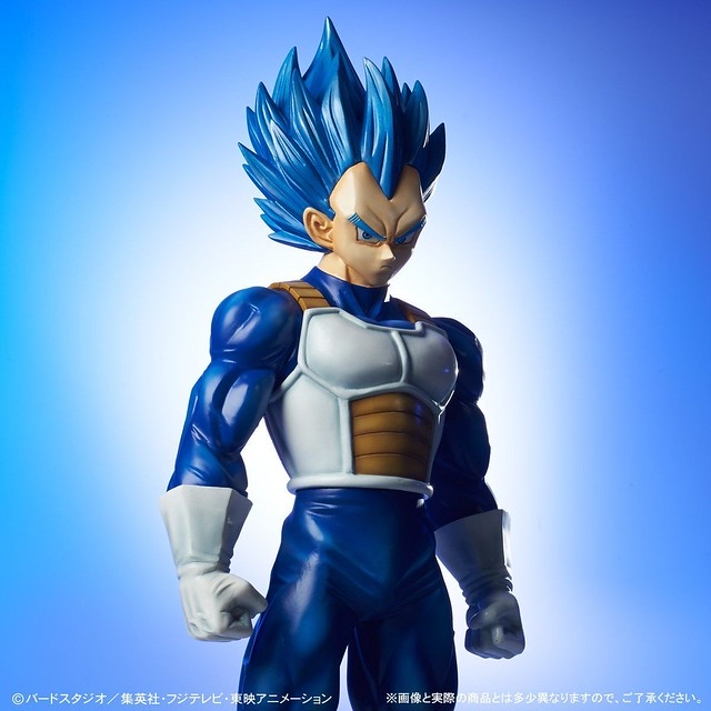 日版 龍珠 Xplus Plex SSGSS 比達 Vegeta 超藍神 1:4 大比例 PVC figure