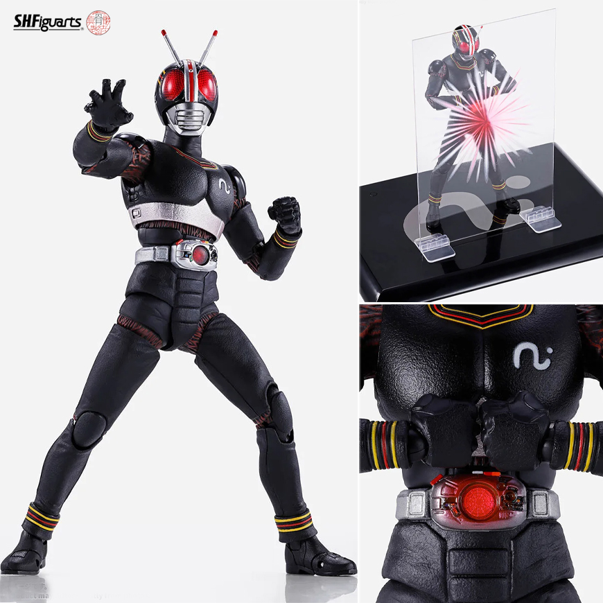 (預訂訂金 $200) (總價 $638) Bandai S.H.Figuarts (真骨彫製法) 幪面超人 BLACK -帝王石閃光版- (行版) SHF (Shinkoccou Seihou) Rider Black King Stone Flash Edition
